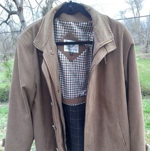 Vintage Tan Suede Giorgio Armani Jacket Sz M